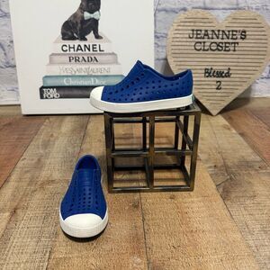 NATIVE Jefferson Blue Slip On Water Casual Shoes Size C 8